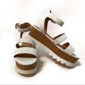 NWOT Steve Madden Kristen Platform Wedge Sandals